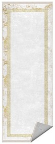 Fehér-aranyszínű futószőnyeg 80x200 cm – Mila Home