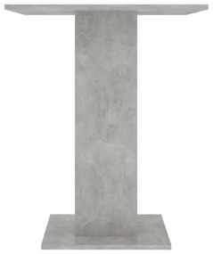 betonszürke szerelt fa bisztróasztal 60 x 60 x 75 cm