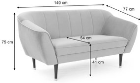 Wilsondo DÍVA II kanapé - zöld