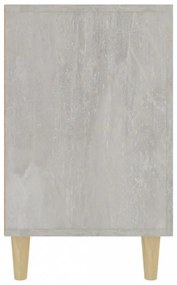 betonszürke szerelt fa tálalószekrény 100 x 36 x 60 cm