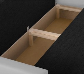 LEO Háromszemélyes kinyitható kanapé Barna/bronz