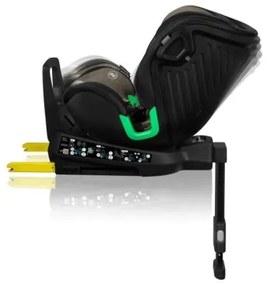 Lionelo HARMONY i-Size 40-150 cm forgatható autósülés alapzattal, fekete/olíva