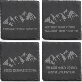 Kő alátét x4 bögre Hegyi korsó motívum Alátét bögre