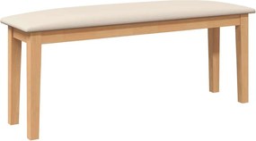 vidaXL tömörfa gumiból pad 110 cm