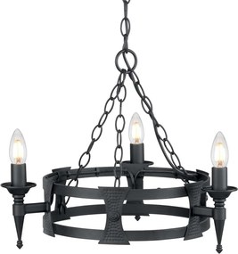 Elstead Lighting SAXON SAX3-BLK Csillár 3x60W/E14