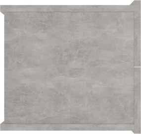 betonszürke szerelt fa éjjeliszekrény 40 x 30 x 30 cm