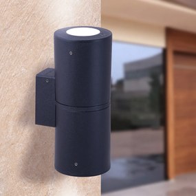 ELSTEAD FMGFRANCA902LTBLK FRANCA Modern Kültéri Fali Lámpa Fekete GU10 IP55