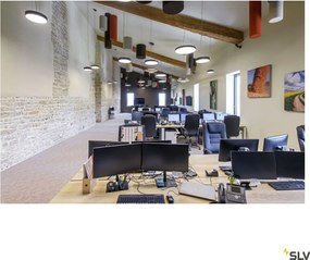 SLV MEDO 1007300 Süllyesztett mennyezeti lámpa 1x39W/LED 3000K|4000K 5000lm|5100lm IP50