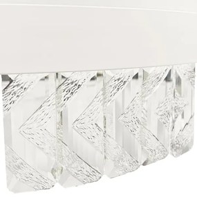 LED Dimmelhető felületre szerelhető csillár LED/75W/230V 3000-6500K fehér + távirányítás