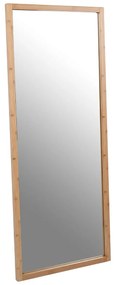 Fali tükör B044 NAT, bambusz, L