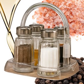 Practic Só-borsszóró Folyadék Kosár Szett 4 Db Fűszertartó