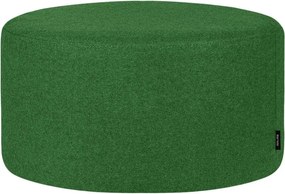 Zöld gyapjú puff Folk – noo.ma