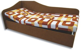 Egyszemélyes ágy (dívány) 80 cm Abigail (Gusto 11 + barna 13) (B). 793052