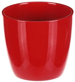 Kerámia virágtartó Terakota, átmérő 12 cm, piros