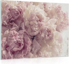 Üvegfestmény Üveg Virágok Nappaliba 80x60