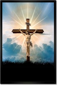 Poszterek keretben 40x60 Krisztus keresztre feszítése