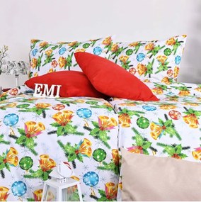 EMI Rothenburg karácsonyi pamut ágyneműhuzat, A standard egyszemélyes ágy szett tartalma: 1x 140x200 + 1x 70x90