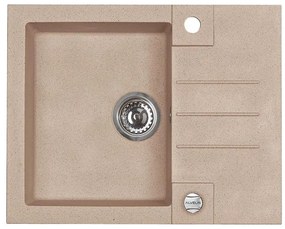 ALVEUS 1090950 - Mosogató ROCK 59,5x47,5 cm gránit/bézs