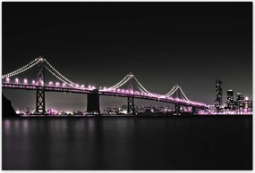 Poszterek 155x105 Híd Lila fények