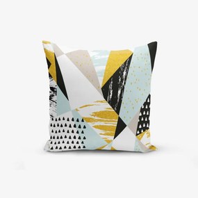 Liandnse Modern Geometric Sekiller pamutkeverék párnahuzat, 45 x 45 cm - Minimalist Cushion Covers