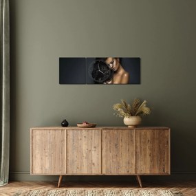 Kép - portré a csábító nőről (órával) (90x30 cm)