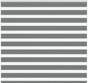 vidaXL zebrafüggönnyel sötét szürke szövetszélesség 160,9cm poliészter
