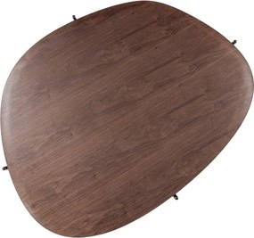 Sötét natúr színű dohányzóasztal 97x121 cm Kota – WOOOD