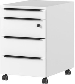 Fehér zárható szekrény 42x63 cm Mailand – Germania