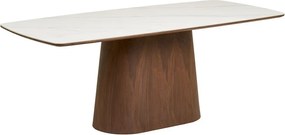 Étkezőasztal kerámia asztallappal 90x200 cm Noli – House Nordic