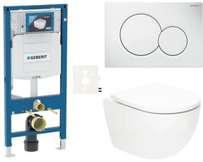 Geberit fali WC szett előtétfalas szereléshez + SAT Fusion WC SIKOGSTORFUS01