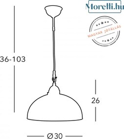 Függeszték Zöld NONNA AUSTROLUX 731-30-26