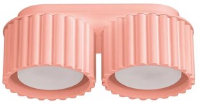 Sollux SL.1828 - AURA spotlámpa 2xGX53/10W/230V rózsaszín