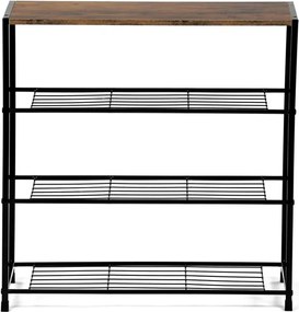 Cipőtartó természetes fa színben GD-414 OLW