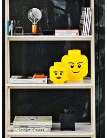 Silly sárga fejformájú tárolódoboz, ⌀ 16,3 cm - LEGO®