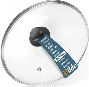 Üveg Fedő Univerzális Serpenyőhöz, Szellőző Fogantyúval