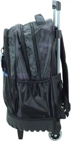 K-pop Démonvadászok Black prémium gurulós iskolatáska, táska 46 cm