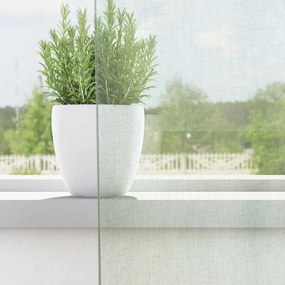 2 db világosszürke voile függönyök rúd zsebekkel