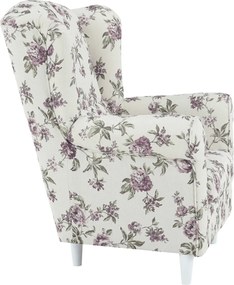 Füles fotel, szövet rose 18, CHARLOT