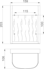 Feiss modern kültéri led lámpa bennie ezüst elsfe-bennie-s-pbs IP44