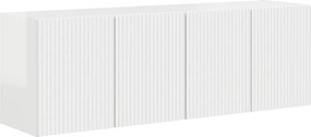 vidaXL TV Fali Szekrény 2 pcs Magas Fényű Fehér 59,5 x 31 x 40 cm