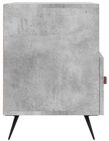 betonszürke szerelt fa TV-szekrény 80 x 36 x 50 cm