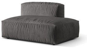 Szürke bársony kanapé modul (jobb oldali) Martina – Micadoni