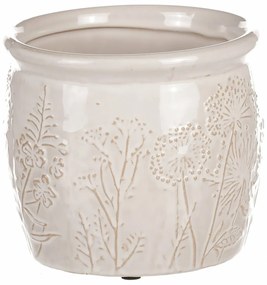 Flores virágtartó, 14 x 12 x 14 cm, kerámia