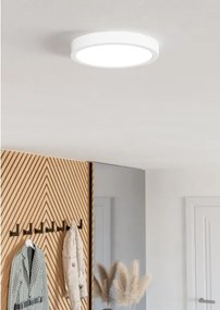 Eglo 901376 - LED RGBW dimmelhető fürdőszobai mennyezeti lámpa FUEVA-Z LED/11,2W/230V 21,1cm IP44 fehér