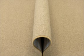 Gyapjú Szőnyeg Bézs Hurkos Szövésű Chelsea Nappaliba 150x250 cm