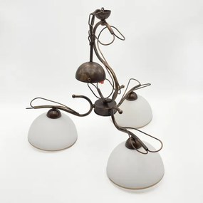 COBRA csillár rúddal 3xE27/60W/230V bronz/patina