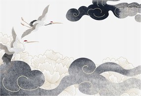 Flizelina Dekoratív Fotótapéta Hálószobába Daruk repülés közben 152x104 Ragasztó