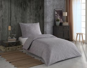 Alya szürke pamut ágyneműk DeLuxe 200x220 cm szett Csomagolás Ágynemű mérete: 200x220 cm, A csomag tartalma: Készletcsomagolás