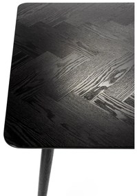 Étkezőasztal tölgyfa dekorral 90x180 cm Fabio – White Label