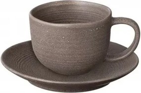 Sötétbarna kerámia csésze szett 2 db-os 190 ml Kumi – Blomus